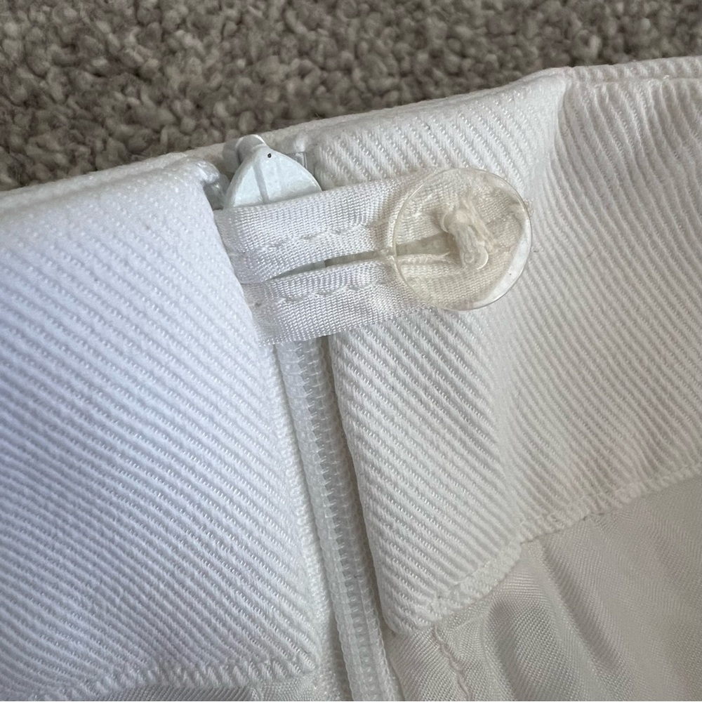 AKRIS PUNTO pencil skirt belted white designer knee length - Picture 8 of 12